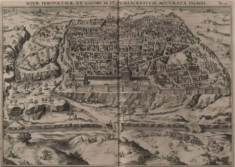 Medieval maps imagine Jerusalem in the time of .
